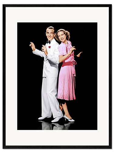 Kunsttryk i ramme Fred Astaire, Eleanor Powell in "Broadway Melody of 1940" II