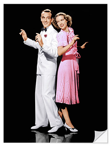 Wandsticker Fred Astaire, Eleanor Powell in "Broadway Melodie 1940" II