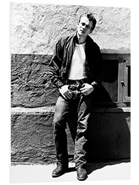 Quadro em PVC James Dean in "Rebel Without a Cause", 1955