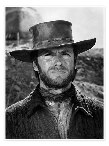 Poster Clint Eastwood in "Two Mules For Sister Sara", 1970