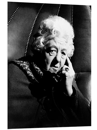 Foam board print Margaret Rutherford in "Murder She Said", 1961