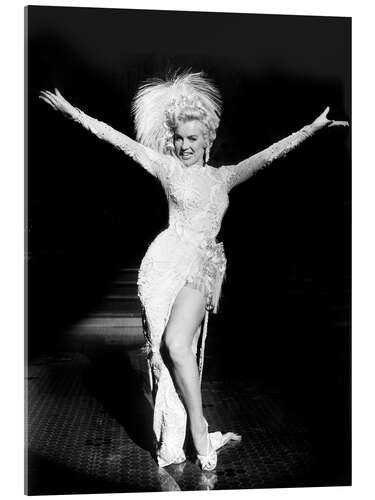 Acrylic print Marilyn Monroe in "There's No Business Like Show Business"