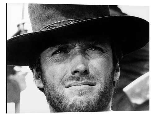 Aluminium print Clint Eastwood in "The Good, The Bad and The Ugly", 1966