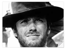 Selvklæbende plakat Clint Eastwood in "The Good, The Bad and The Ugly", 1966