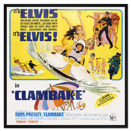 Gerahmter Kunstdruck Elvis Presley - Nur nicht Millionär sein (englisch), 1967