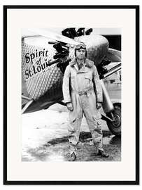 Framed art print James Stewart in "The Spirit of St. Louis", 1957