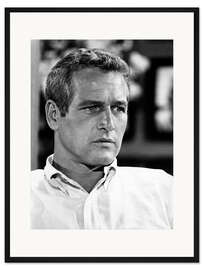 Gerahmter Kunstdruck Paul Newman in "Indianapolis - Wagnis auf Leben und Tod"