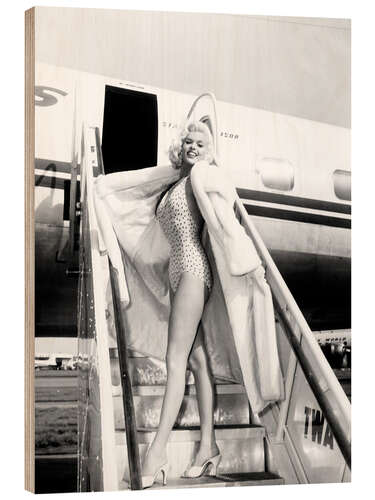 Holzbild Jayne Mansfield in "Sirene in Blond"