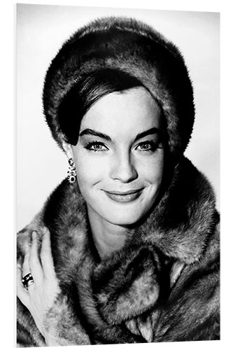 Foam board print Romy Schneider inn "Good Neighbor Sam", 1964