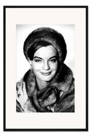 Gerahmter Kunstdruck Romy Schneider in "Leih mir deinen Mann", 1964