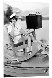 Hartschaumbild Margaret Lindsay, ca. 1930er