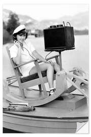 Wandsticker Margaret Lindsay, ca. 1930er