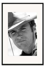 Gerahmter Kunstdruck Clint Eastwood in "Tausend Meilen Staub", 1965