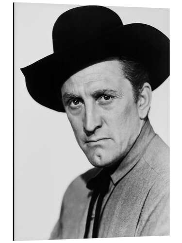 Aluminium print Kirk Douglas in "Last Train From Gun Hill", 1959