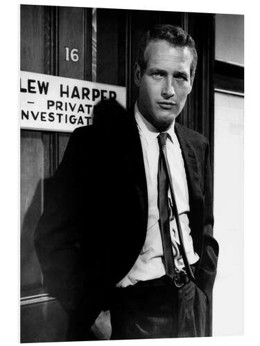 Foam board print Paul Newman in "Harper", 1966