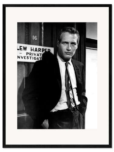 Kehystetty taidepainatus Paul Newman in "Harper", 1966