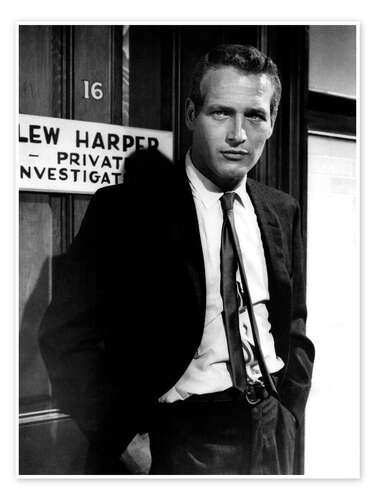 Poster Paul Newman in "Ein Fall für Harper", 1966