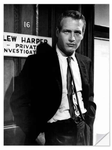 Sticker mural Paul Newman in "Harper", 1966