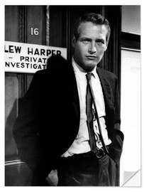 Selvklebende plakat Paul Newman in "Harper", 1966