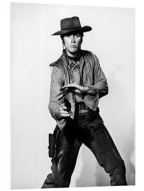 Foam board print Clint Eastwood Gunslinger