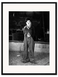 Gerahmter Kunstdruck Charlie Chaplin in "Der Zirkus", 1928