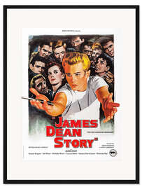 Gerahmter Kunstdruck The James Dean Story, 1957