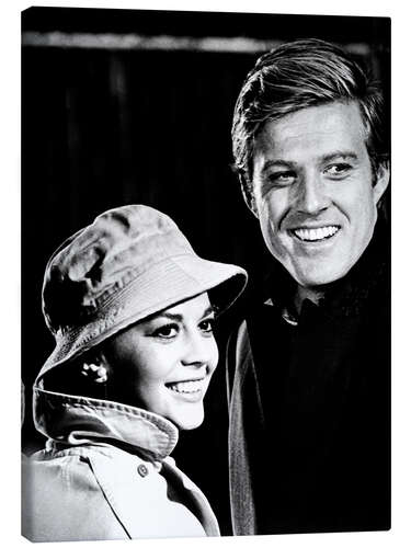 Leinwandbild Natalie Wood, Robert Redford in "Dieses Mädchen ist für alle"