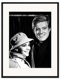 Gerahmter Kunstdruck Natalie Wood, Robert Redford in "Dieses Mädchen ist für alle"
