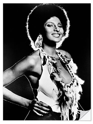 Wandsticker Pam Grier in "Foxy Brown", 1974