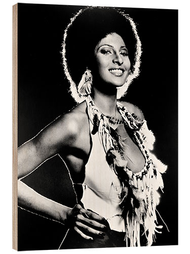 Wood print Pam Grier in "Foxy Brown", 1974