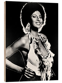 Quadro de madeira Pam Grier in &quot;Foxy Brown&quot;, 1974