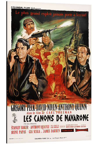 Aluminiumsbilde The Guns of Navarone, 1961