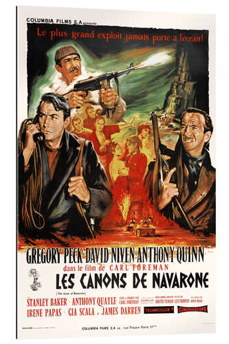 Tableau en plexi-alu The Guns of Navarone, 1961