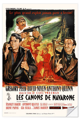 Vinilo para la pared The Guns of Navarone, 1961