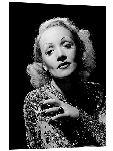 Tableau en PVC Portrait of Marlene Dietrich