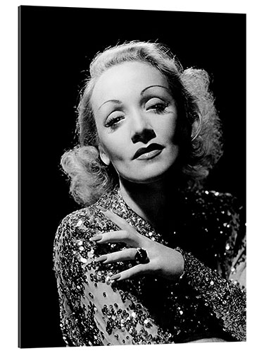 Quadro em plexi-alumínio Portrait of Marlene Dietrich