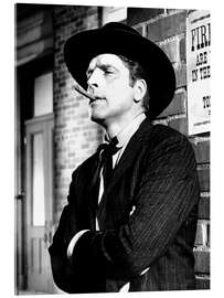 Akrylbilde Burt Lancaster in &quot;Gunfight at the O.K. Corral&quot;, 1957