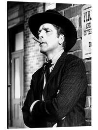 Magnettafel Burt Lancaster in "Zwei rechnen ab", 1957