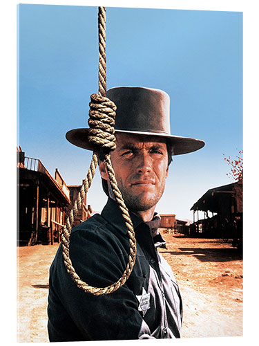 Acrylic print Clint Eastwood in "Hang 'Em High", 1968