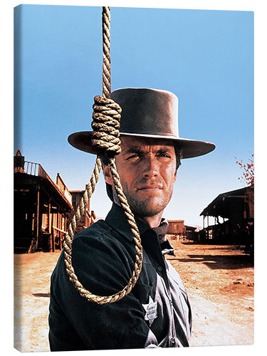Tableau sur toile Clint Eastwood in "Hang 'Em High", 1968