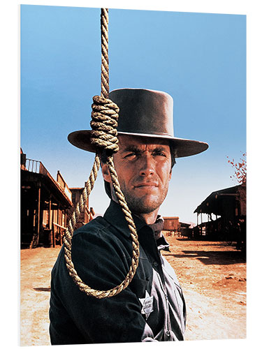 PVC-tavla Clint Eastwood in "Hang 'Em High", 1968