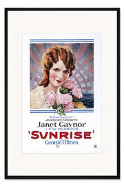Gerahmter Kunstdruck Sunrise - Janet Gaynor, 1927