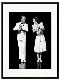 Plakat artystyczny premium w ramie Fred Astaire and Eleanor Powell in "Broadway Melody of 1940"