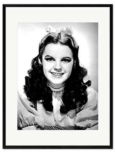 Gerahmter Kunstdruck Judy Garland in "Der Zauberer von Oz", 1939