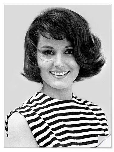 Selvklebende plakat Paula Prentiss, 1964