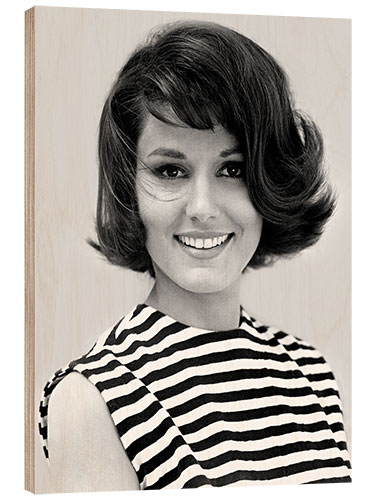 Wood print Paula Prentiss, 1964