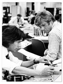 Wandsticker Dustin Hoffman und Robert Redford, 1976