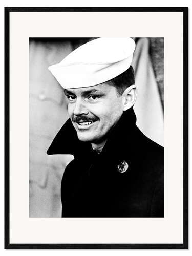 Gerahmter Kunstdruck Jack Nicholson in "Das letzte Kommando", 1973