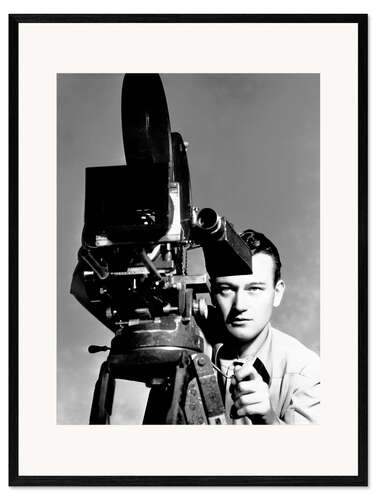 Gerahmter Kunstdruck John Wayne in "I Cover the War!", 1937
