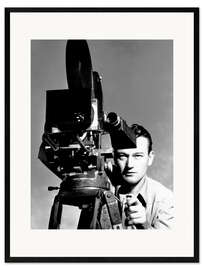 Kehystetty taidepainatus John Wayne in "I Cover the War!", 1937